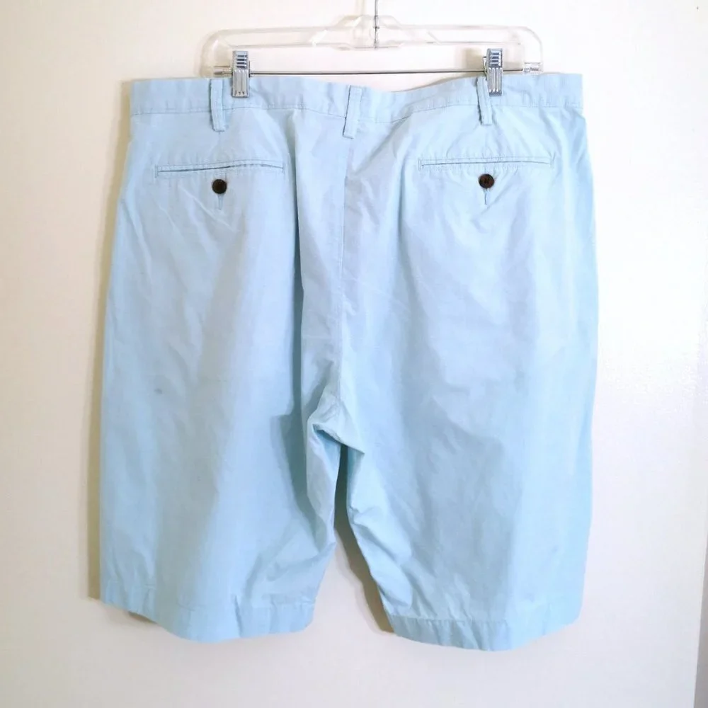 J. Crew Rivington Cotton Pinstripe‎ Shorts Mint Size 38W